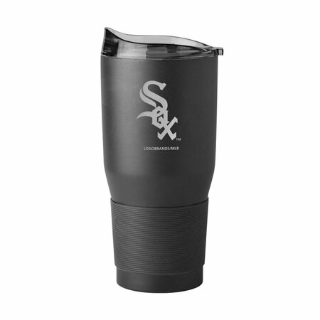 MOMENT-IN-TIME 30 oz MLB Chicago White Sox Etched Black Powder Coat Tumbler MO3596789